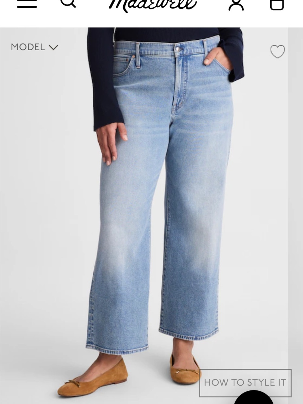 Madewell Light Blue Cropped Ankle Jeans